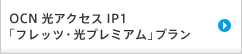 OCN 光アクセス IP1 「フレッツ・光プレミアム」プラン